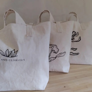 Cotton canvas shopping bags