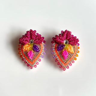 Mini Strawbaby Earrings: Tropical