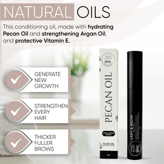 Nuez Acres Lash and Brow Hydrating Serum with Pecan Oil And Vitamin E