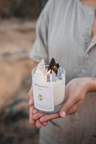 AAWAKAMA - Protect - Crystal Candle